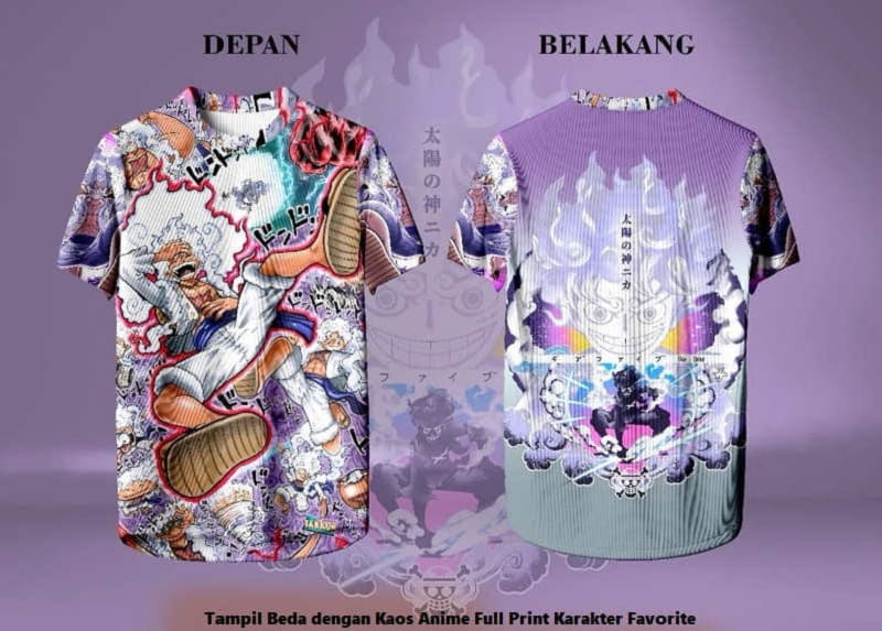 Kaos Anime Full Print