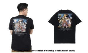 Kaos Sablon Belakang